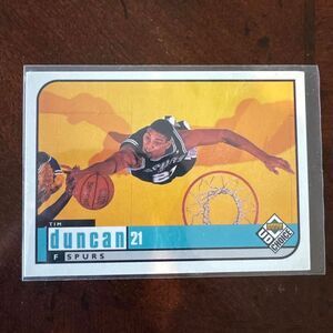 Tim Duncan San Antonio Spurs basketball card Upper Deck UD Choice 1998